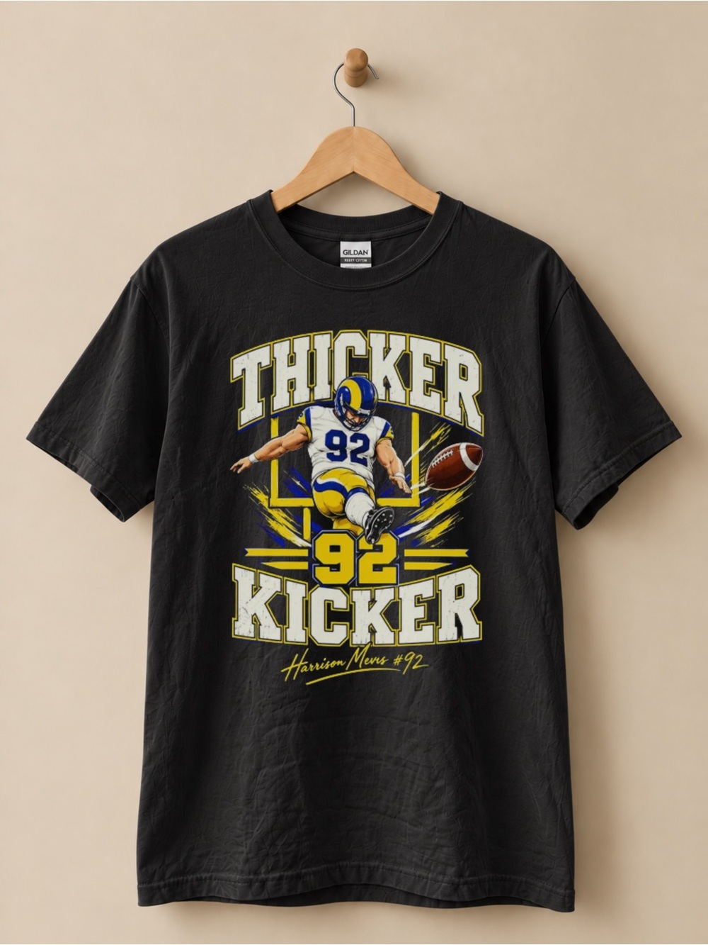 Thicker Kicker Graphic Unisex T-shirt Football Game Day Tee